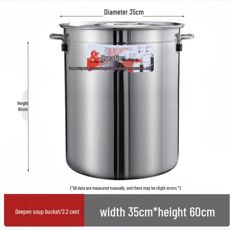 SIFAR Komercyjny Głęboki Garnek Ze Stali Nierdzewnej Klasy Spożywczej z Pokrywką