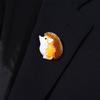 Cute Enamel Hedgehog Brooch For Women Fashion Animal Jewelry Accessories For Jackets Or Bag Decoration