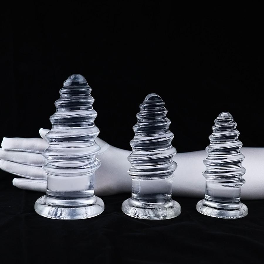 Crystal Garden Pagoda Anal Plug for Outdoor Wear