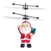 Christmas Flying Santa Claus Infrared Induction Aircraft Electric Toy Kids Gift