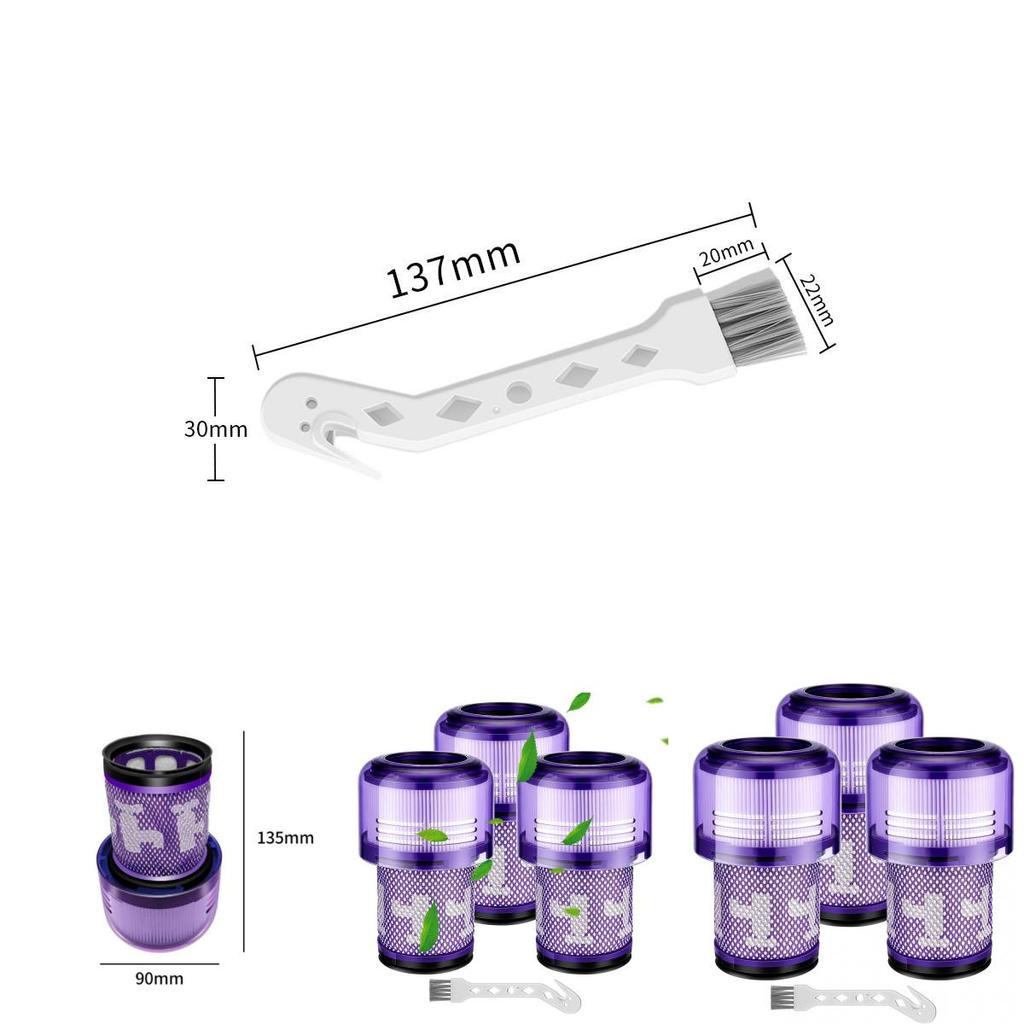 Dyson V10 Compatible Hepa Filter For V6 V8 V11 V12 V15 Home Use White