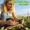 4-Inch Reusable Plastic Plant Labels For Garden Seedlings  Vegetables  Flowers  Etc.  Gardening Organization Set 100pc 300pc 3ml