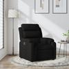 Relaxation Armchair Black Fabric