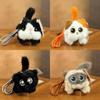 Cute Cat Plush Keychain Soft Toy With Pp Cotton Filling For Bag Decor And Gift