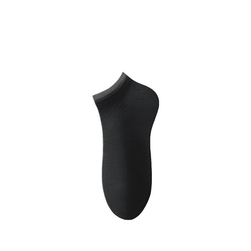Men's Summer Thin Skin Friendly Deodorizing Sweat Absorbing Mesh Cotton Breathable Socks