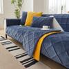 Solid Color Non-slip Sofa Cover Thicken Soft Plush Sofa Cushion Towel for Living Room Furniture Decor Slipcovers Couch Covers