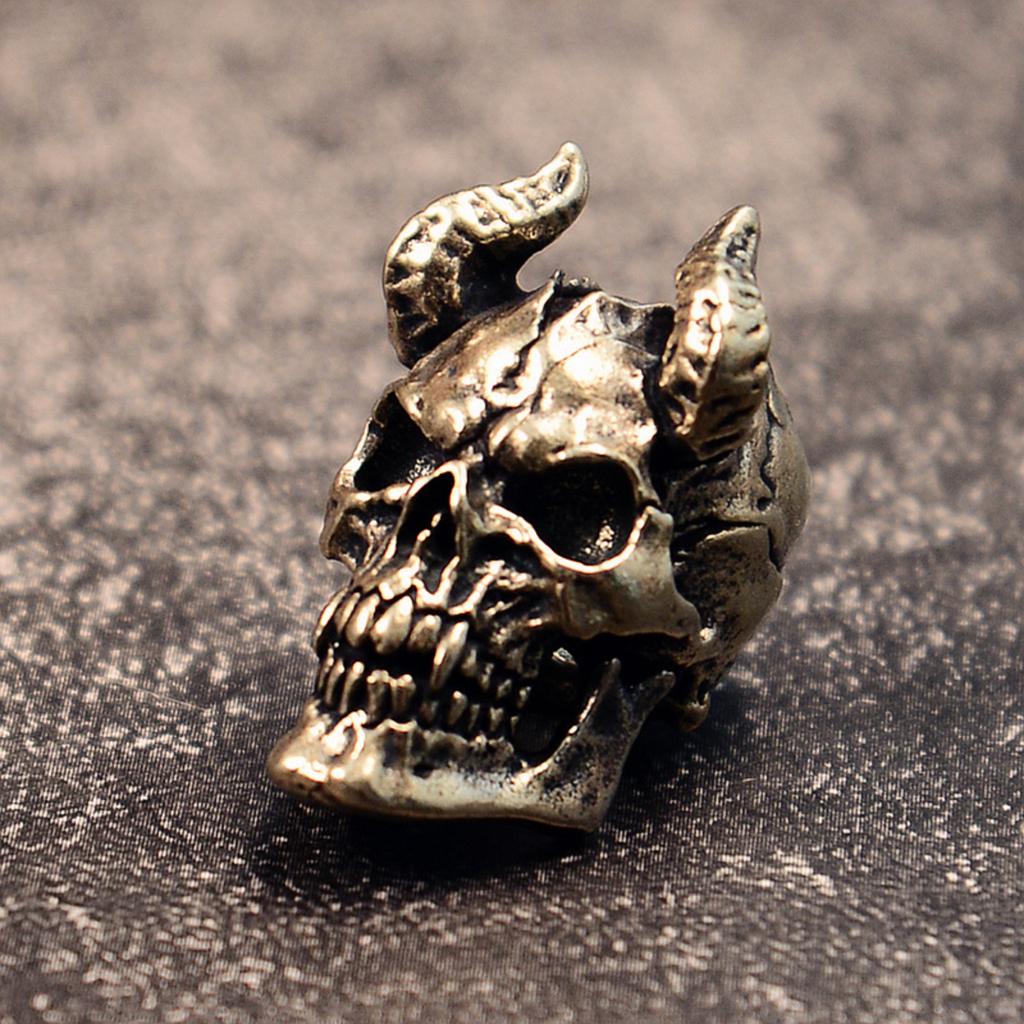 Retro mosazný venkovní DIY paracord nůž přívěsek EDC přívěsek venkovní doplněk k batohu svítilna klíčenka přívěsek klíčenka příloha