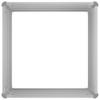 Raised Garden Bed 100 X 100 X 77 Cm Galvanized Steel Green