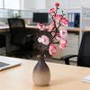 Artificial Wintersweet Picks UV Resistant Fake Plum Blossom Stem Home Office Wedding Party Faux Flower Branch Decoration