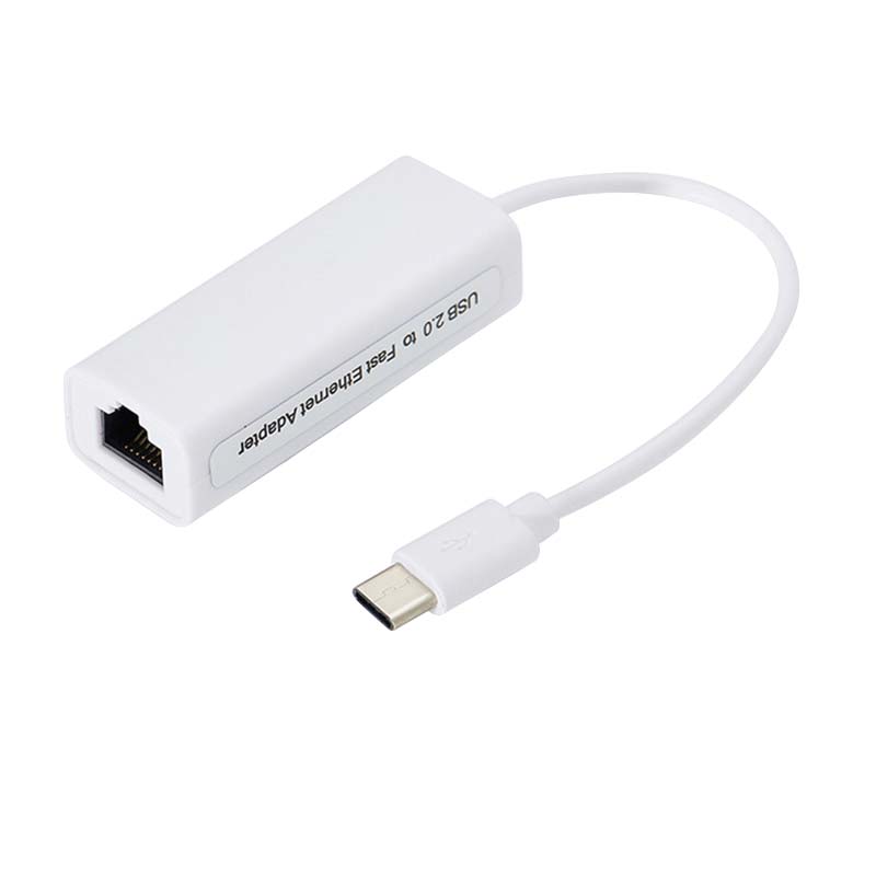 

USB-C to RJ45 Lan Network Card Adapter As Shown A