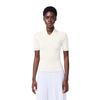 Womens/Ladies Knitted Ribbed Polo Shirt