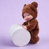 Cute Animal Baby Doll 3.5Inch Deer/Bee/Bear Sleep Baby Simulated Reborn Doll Toy