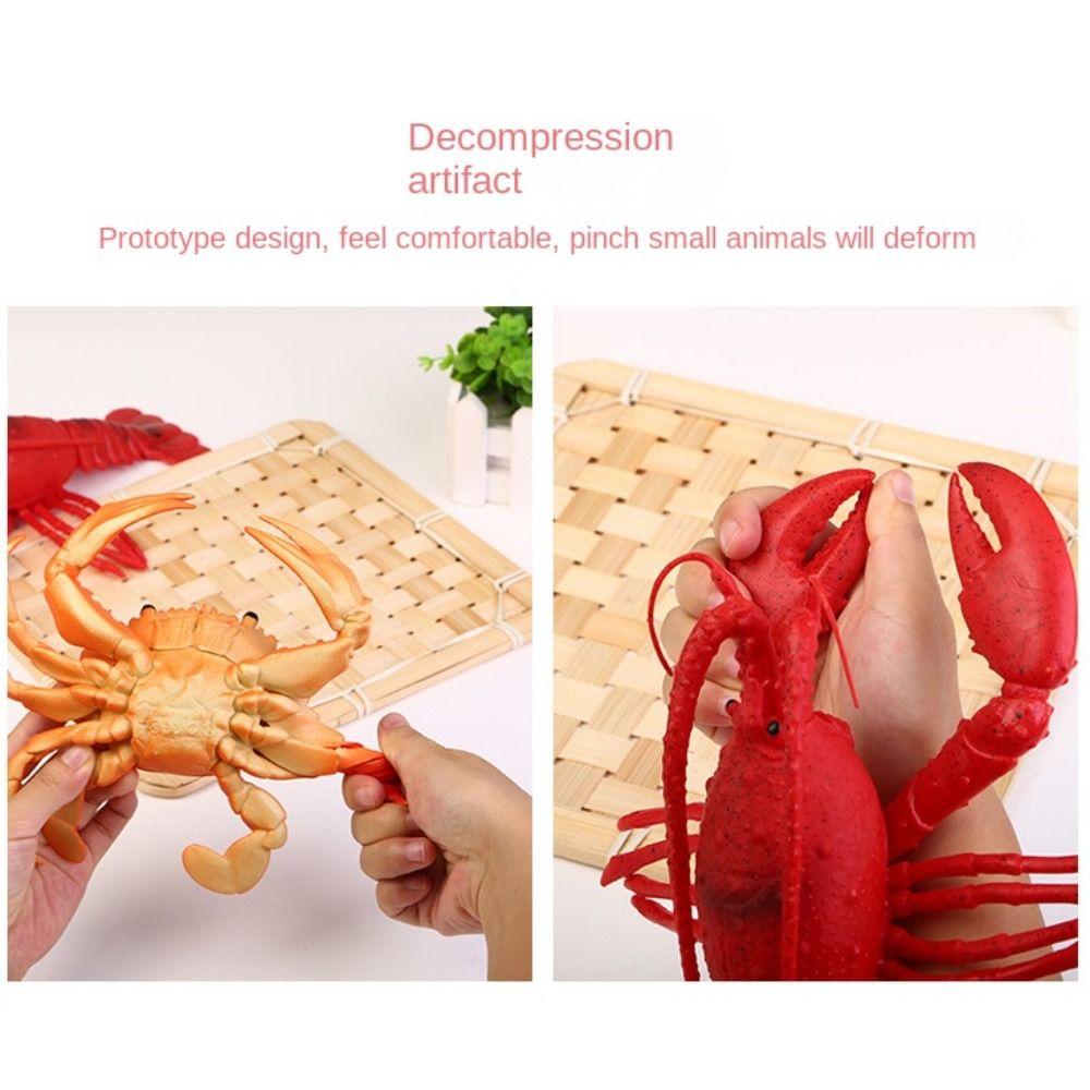 Lobster Squeezing Vocalizing Toys Simulated Toys Simulated Lobster Toy Children Gifts