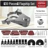 Universal Multi-tool Angle Grinder: Woodworking Electric Trimmer & Chisel Conversion Head.