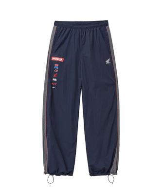 PHYPS MOTORCYCLE Nylon Multi Logo Pants Navy