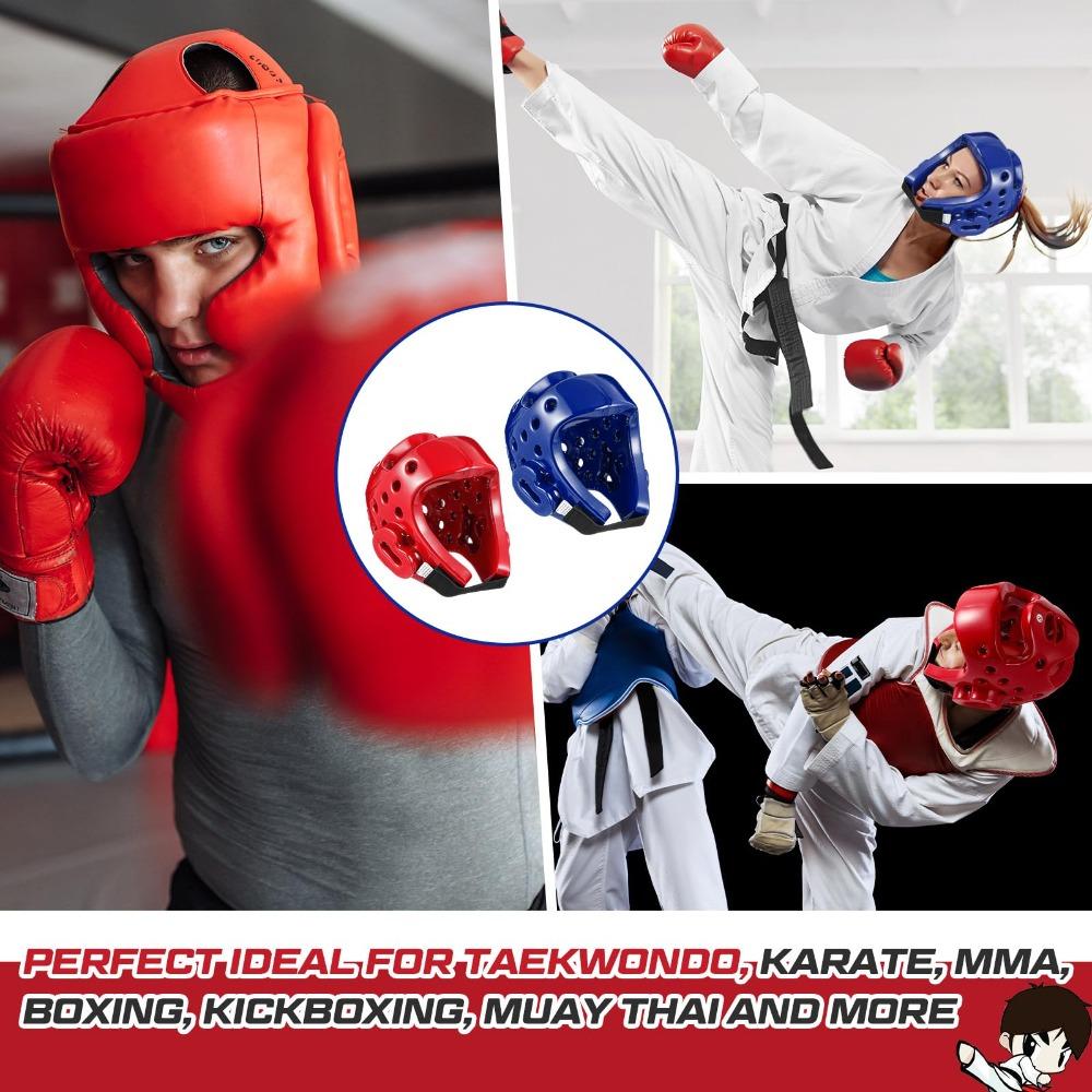 Flexible Kid Taekwondo Helmet Lightweight Head Guard Martial Arts Fight Mask  Children's Taekwondo