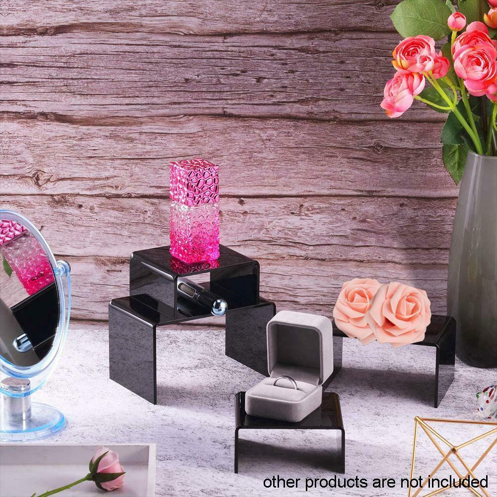 Buy Clear Acrylic Riser Stand Set Jewelry Collectible Showcase Display ...