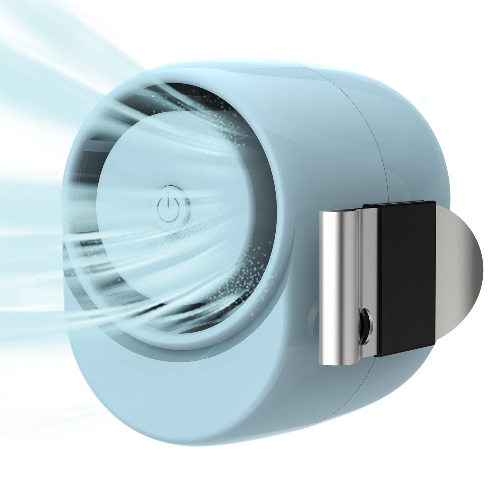 

LUNPEAR Airflow 2023 Latest USB Airflow Seat Fan with Heatstroke Heat Suitable for Fireworks and More Clip-on Fan, Compact, Quiet, Lightweight, синій