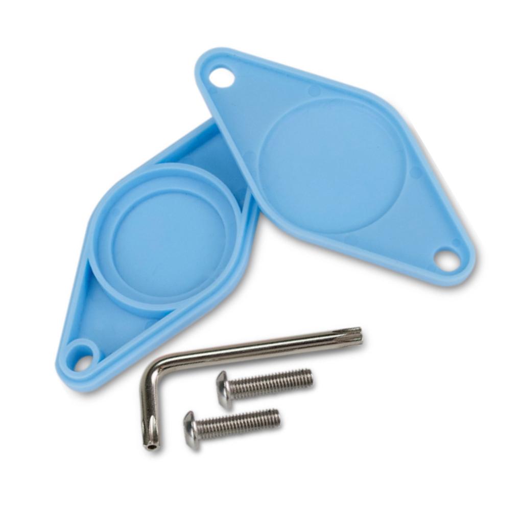 Крепление для велосипеда Локатор Держатель для фляги Противоугонный с винтами Потерянный GPS-местоположение Кейс для велоспорта на открытом воздухе Аксессуары blue