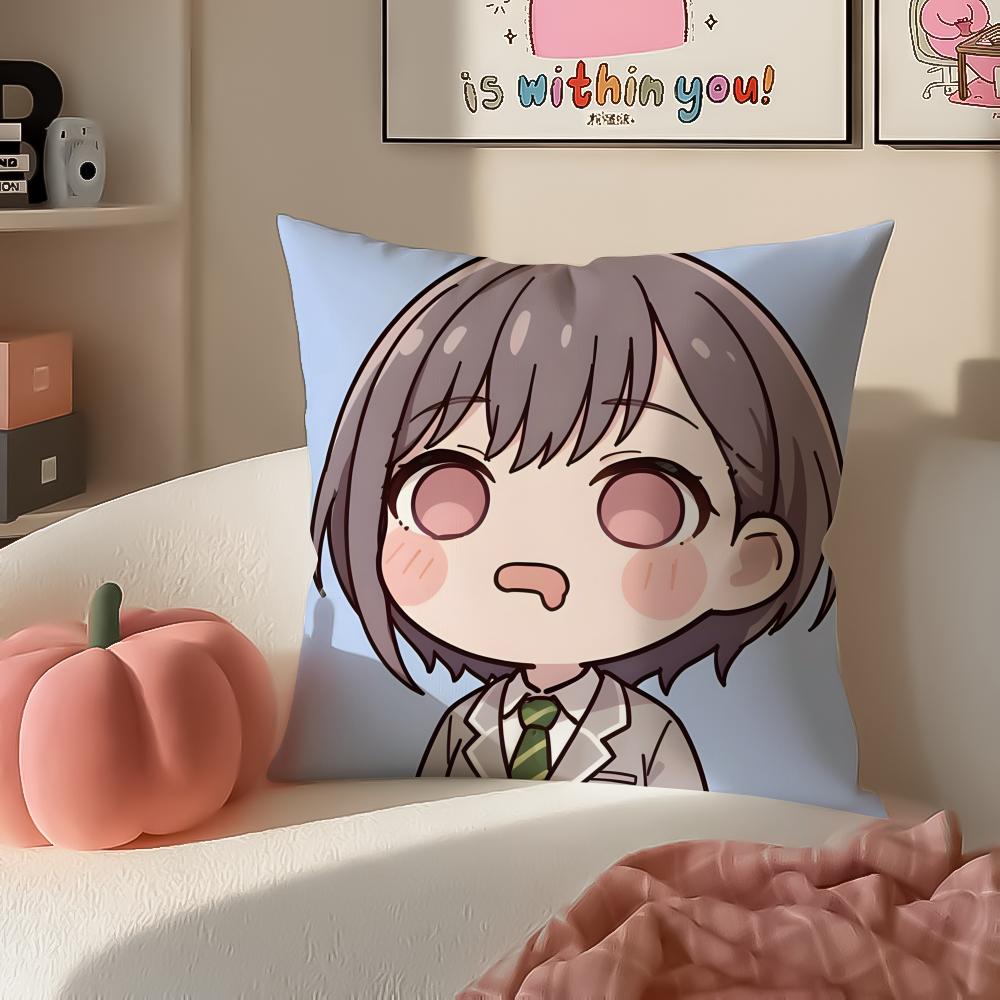 Anime Cartoon BanG Dream Its MyGOCute Cushion Cover Pillowcase Short Plush Invisible zipper Room Sofa Cushion Cover