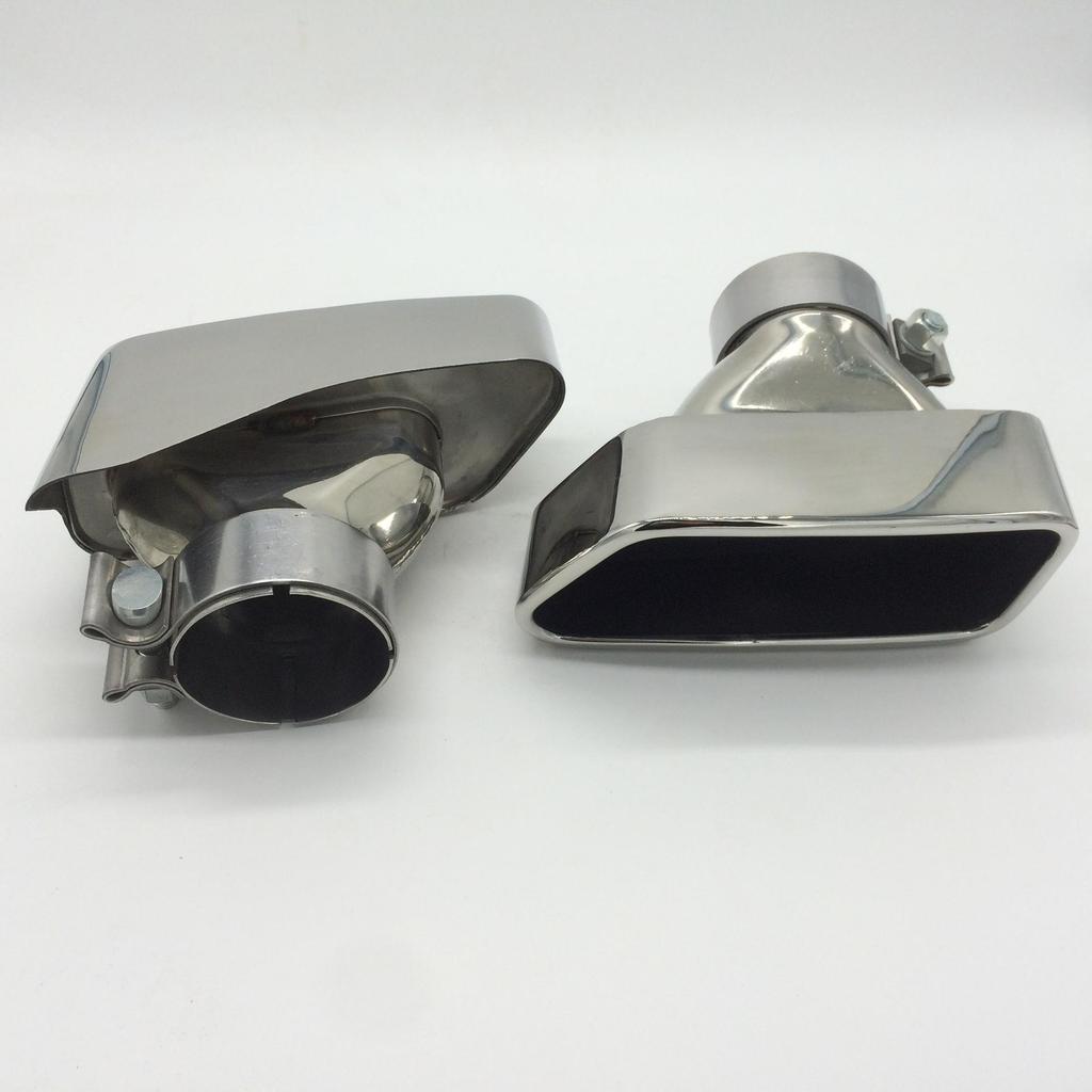 Stainless Steel Tailpipe Muffler Cover for 10-17 BMW F10/F18