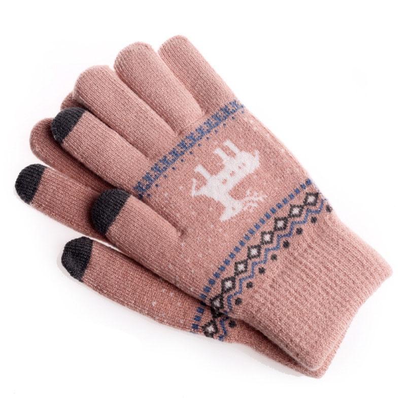 Screen Ladies Touch Gloves High Quality Thermal Warm Winter Tablet Knitted Wool
