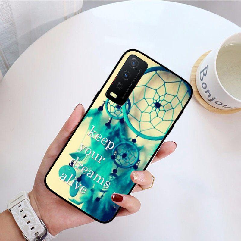 Blue Dreamcatcher Dream Catcher Phone Cover For Vivo Y31 Y30 Y33S Y11S Y12S Y17 Y20 Y21S Y1S Y53S Y15 Y19 Y91C V23 Cases Coque