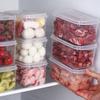 1Pcs Square Fresh-keeping Sealed Crisper Fruits Meat Preservation Fridge Organizer Container