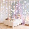 Transparent Bubble Garlands - Colored Bubble Decorations Mermaid Birthday Decorations Hanging Streamer Under The Sea Ocean Garland for Birthday