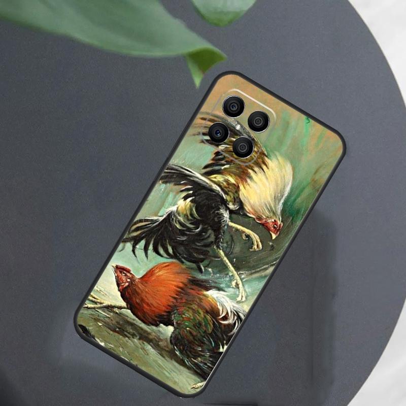 Cock Rooster Chicken For Honor Magic 7 Lite 6 8 Case For Honor 200 400 Pro 90 70 50 X8c X8b X9a X9b X9c X9d Win RT
