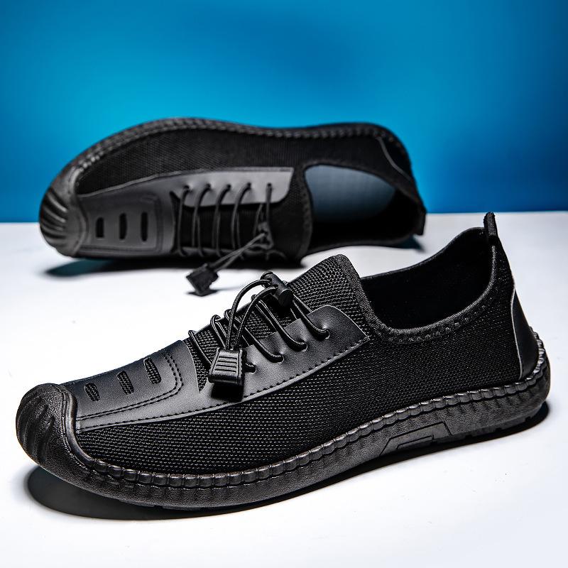 Men's Shoes New 2025 Spring One-pedal Fashion Men's Shoes Soft-soled Doudou Shoes British Style Comfortable and Breathable Casual Shoes