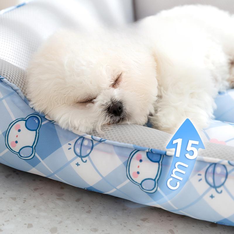 Desene Animate Imprimeu Complet Căsuță de Primăvară și Vară Teddy Than Urs Respirabil Pat Moale Cățeluș Mic Pisoi Așternut General Animal de Companie Câine Pat