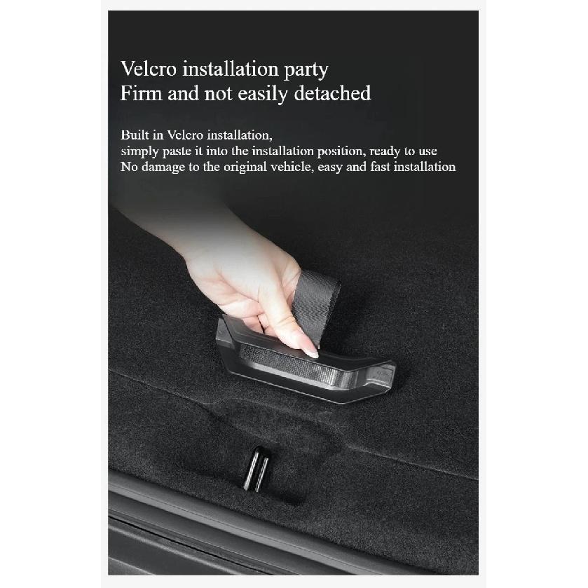 Rear Trunk Rope Draw String for Tesla Model Y Juniper 2025 Open Tail Box Cover Handle Pull Straps Car Modification Accessories