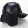 Hat Winter Fleece Men's Old Man Hat Ear Protector Thickened Warm Leather Hat Cold-proof Peaked Hat Cotton Hat Tide