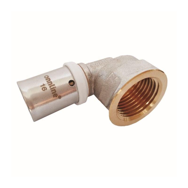 90° elbow pressed GW 25mm x 3/4 ONNLINE