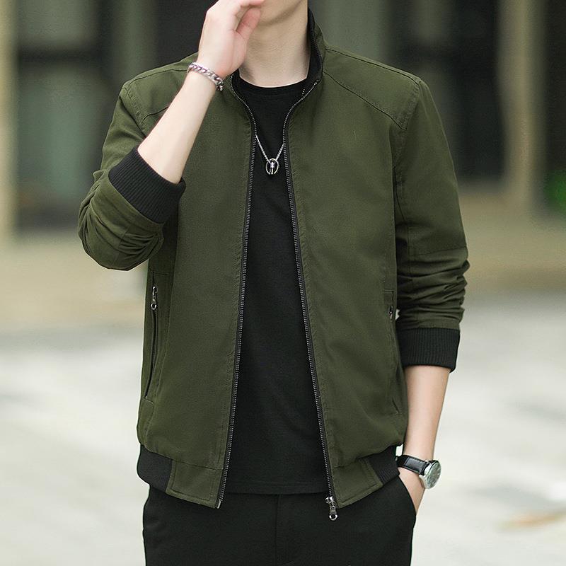 

Куртка мужская осенняя новая корейская модная красивая повседневная тонкая универсальная модная брендовая бейсбольная униформа куртка XXXXL