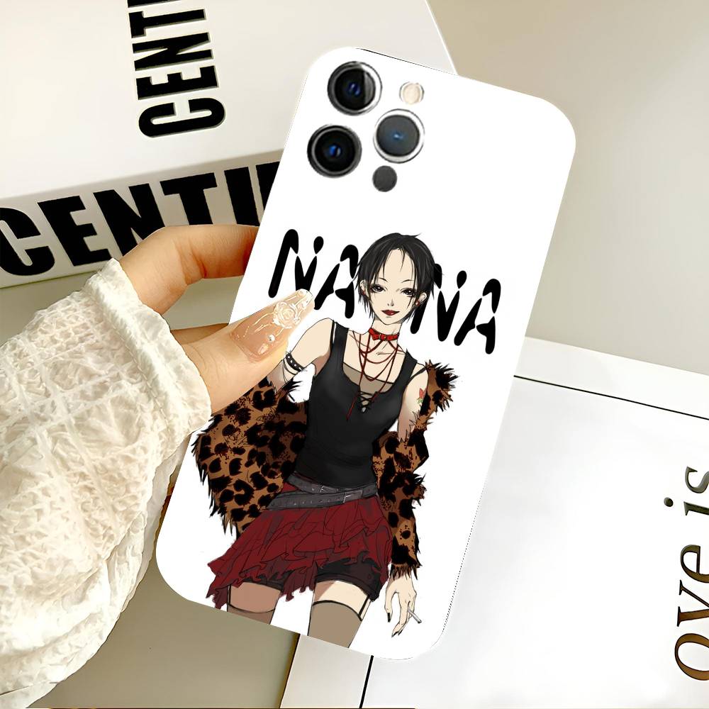 Cool Cartoon Girl O-Oosaki N-Nana Phone Case Silicone Soft For IPhone 17 Air 16 15 14 13 12 11 Plus Pro Max Plus
