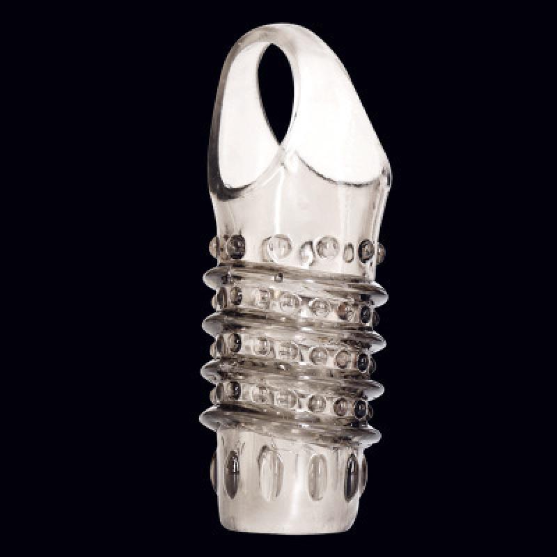 Crystal Wolf Tooth Sleeve Male Locking Sleeve Sex Toy Penis Ring Adult Products Factory Direct Sale