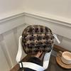 Niche Design Plaid Bag Women's 2025 Autumn New Trendy Shoulder Messenger Bag Feeling Versatile Commuter Saddle Bag