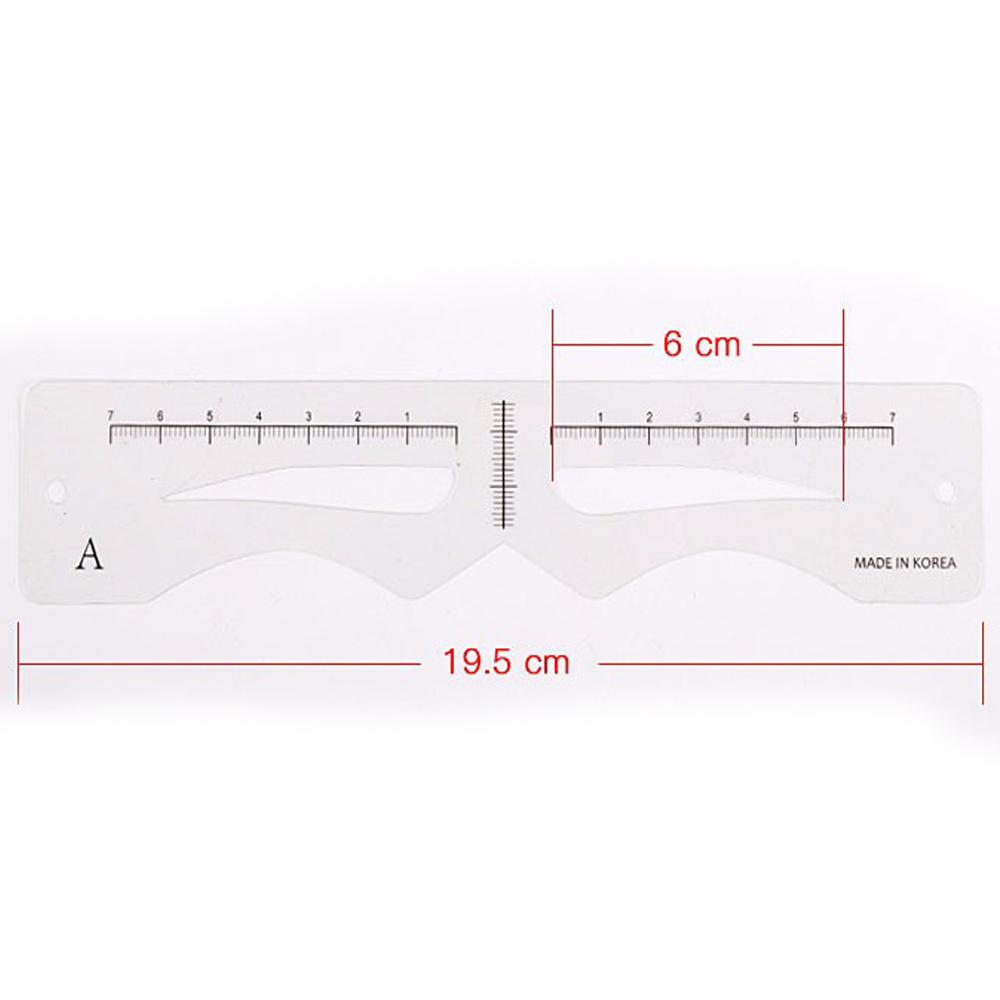 12Pcs Fashion Shaper DIY Eyebrow Template Eye Grooming Makeup Tool Brow Stencils Card