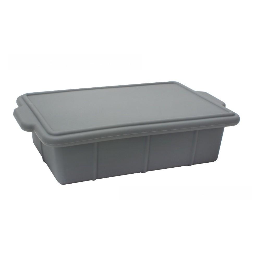 

Oven Safe Silicone Tray Ice Cube Tray Meal Prep Tray серый