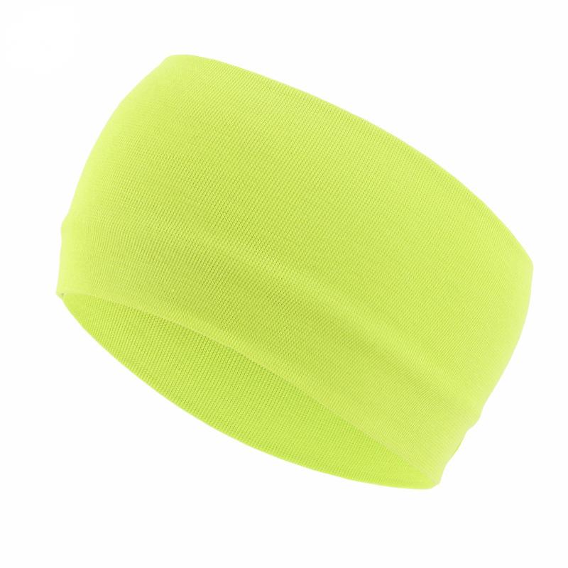 

Однотонная широкая эластичная повязка для упражнений, йоги, для мужчин и женщин, спортивная повязка для волос Size fits all