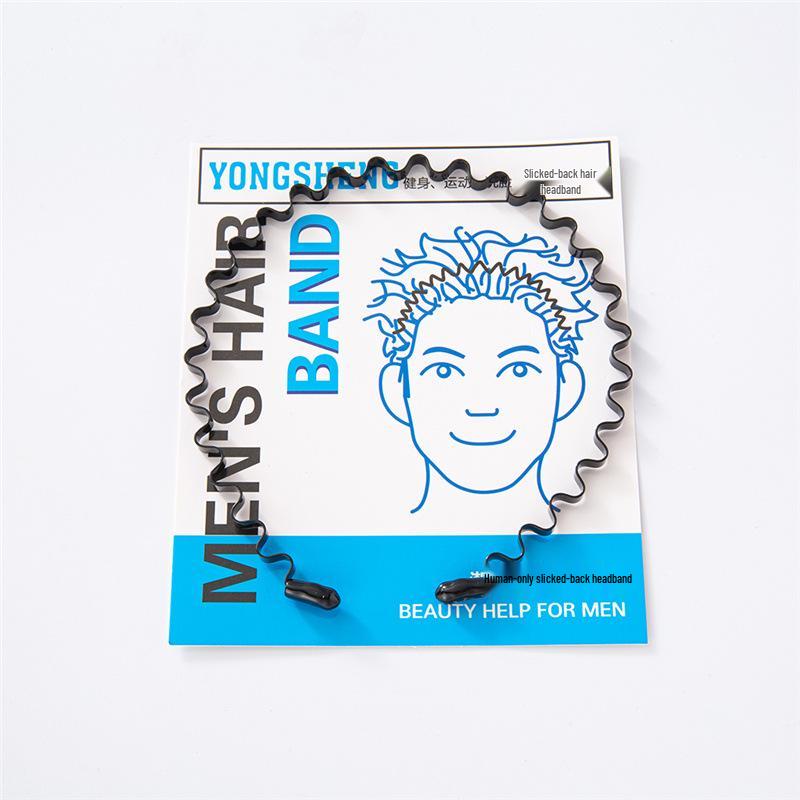 Men's Korean Style Minimalist Wavy Hairband