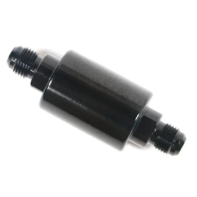 Universal -6AN Inline Fuel Filter High Flow 100 Micron Cleanable AN6 6AN