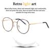 Portable Durable Computer Goggles Oversized Eyeglasses Anti-Blue Light Glasses Ultra Light Frame