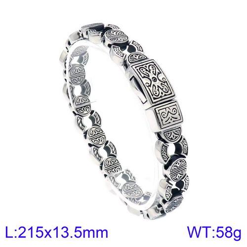Braccialetti con Ciondolo Croce Grande Cristiana Uomo 20cm Acciaio Inossidabile Simbolo Misterioso Bracciale Amuleto di Preghiera Gioielli 2020
