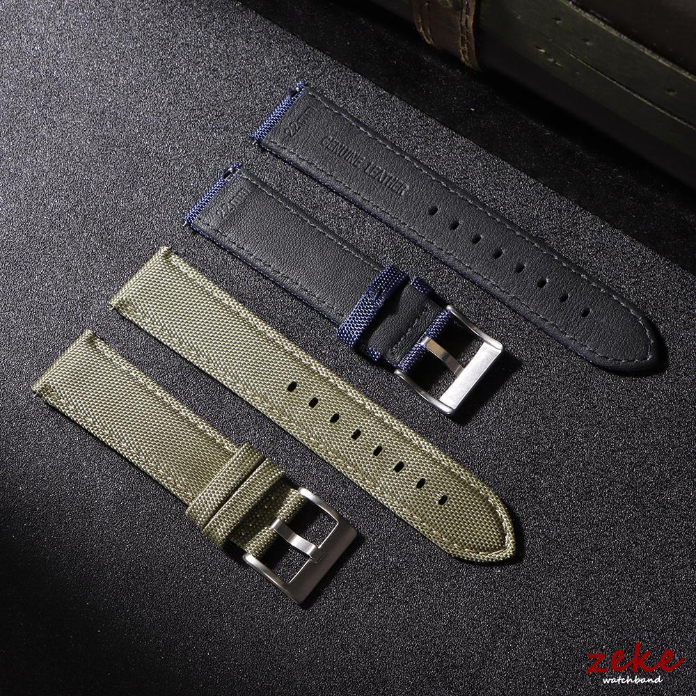 20mm 22mm Sailcloth Watch Strap Men Women Waterproof Nylon Watchband Quick Release Sport Wristband for Omega for Blancpain Belt
