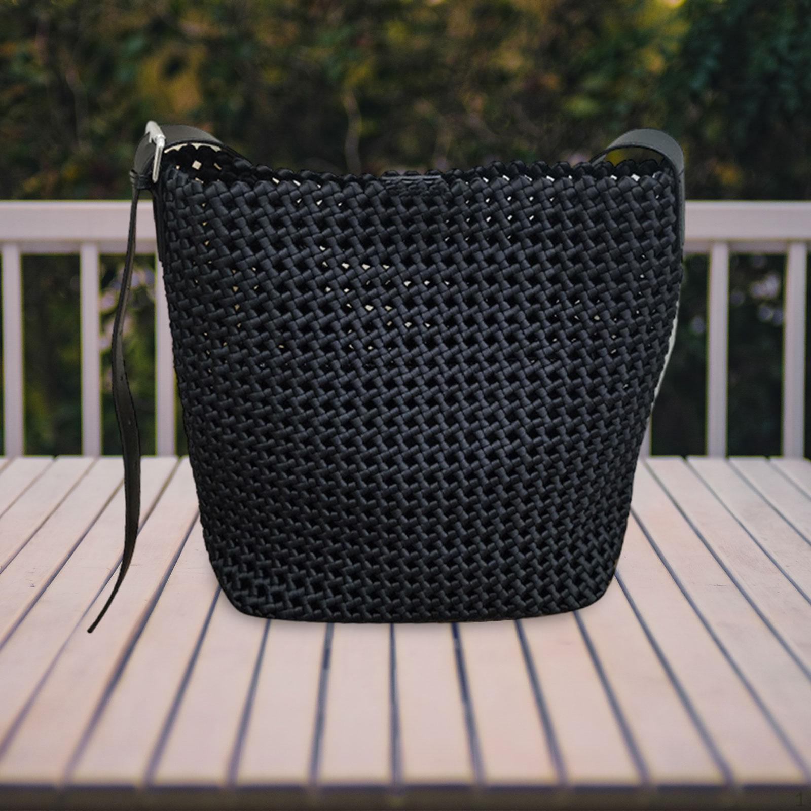 

Женская сумка через плечо пляжная сумка для шопинга вечеринки свидания отпуска чёрный