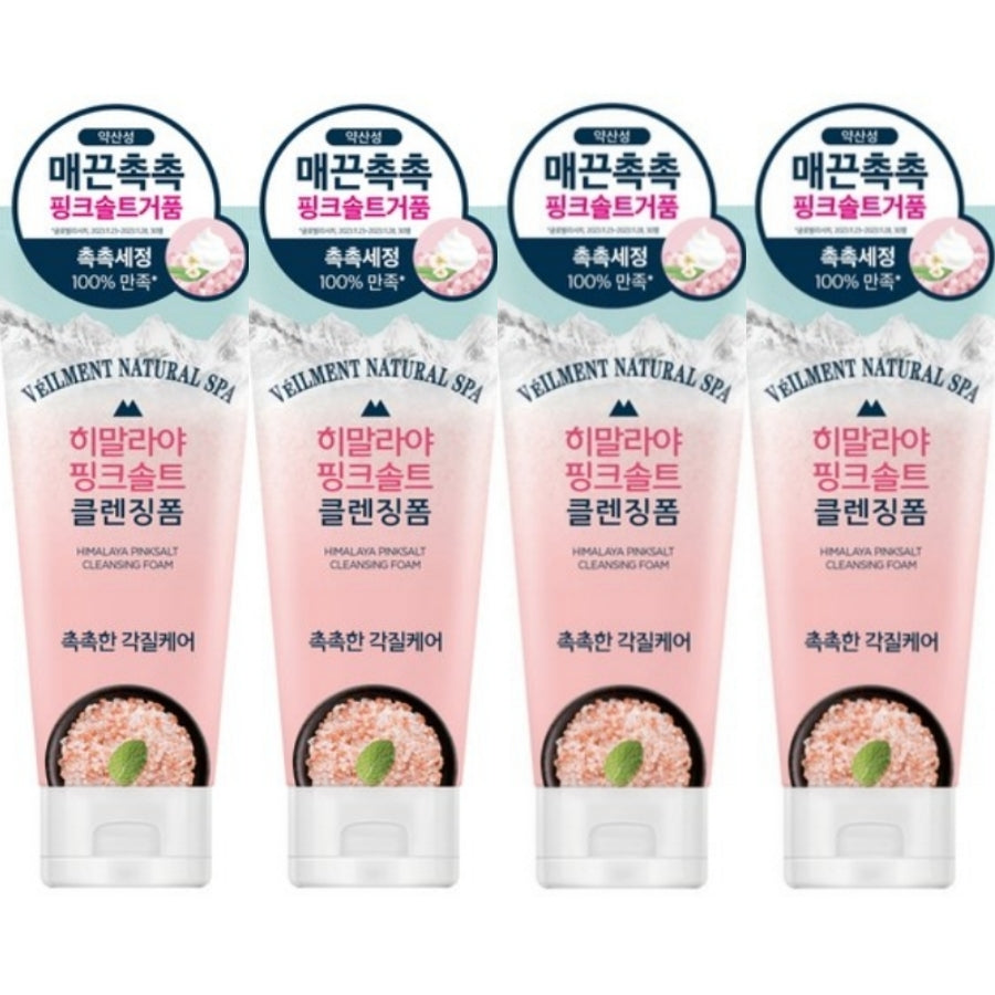 On the Body Veilment Natural Spa Himalaya Pinksalt Cleansing Foam Gentle Moisture 200ml*2Pcs