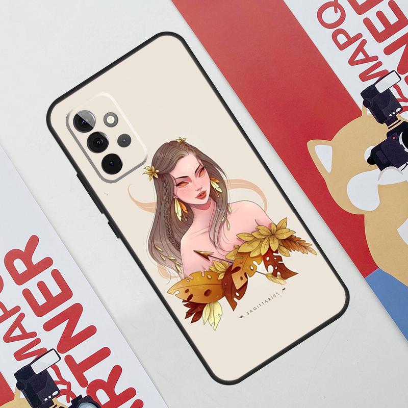 Horoscope Girl Scorpio Taurus Virgo Case For Samsung Galaxy A06 A16 A36 A56 A55 A35 A33 A53 A13 A23 A17 A54 A34 A14 A52 A32 A15